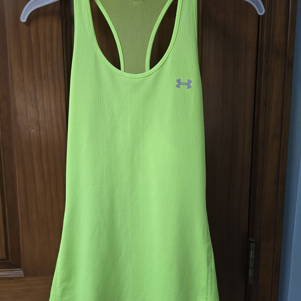 Under Armour Neon Lime Racerback Performance Tank
